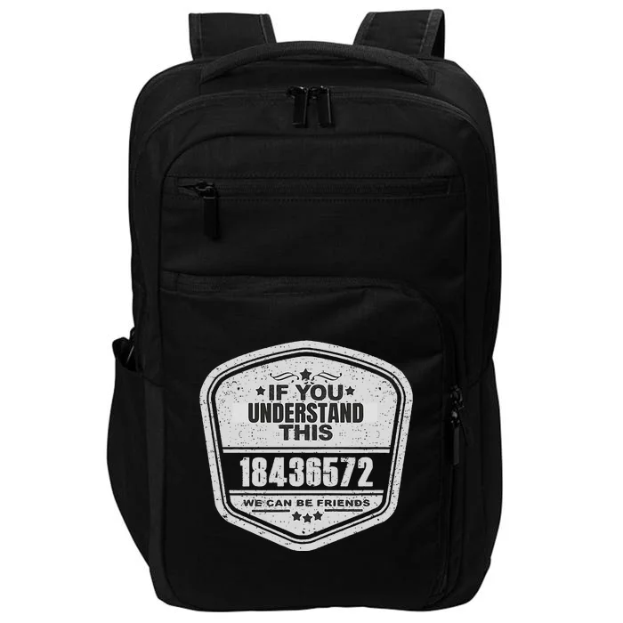 18436572 Awesome V8 Firing Order Car Enthusiast Gift Impact Tech Backpack