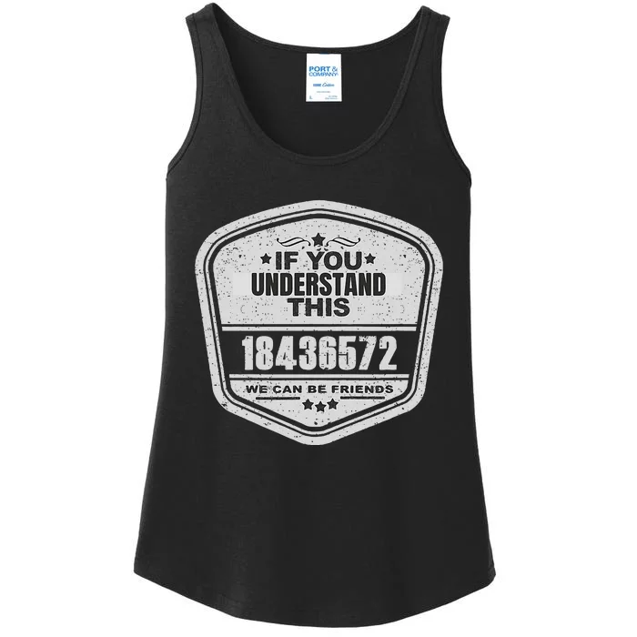 18436572 Awesome V8 Firing Order Car Enthusiast Gift Ladies Essential Tank