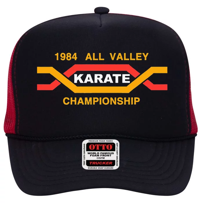 1984 All Valley Karate Championships High Crown Mesh Trucker Hat