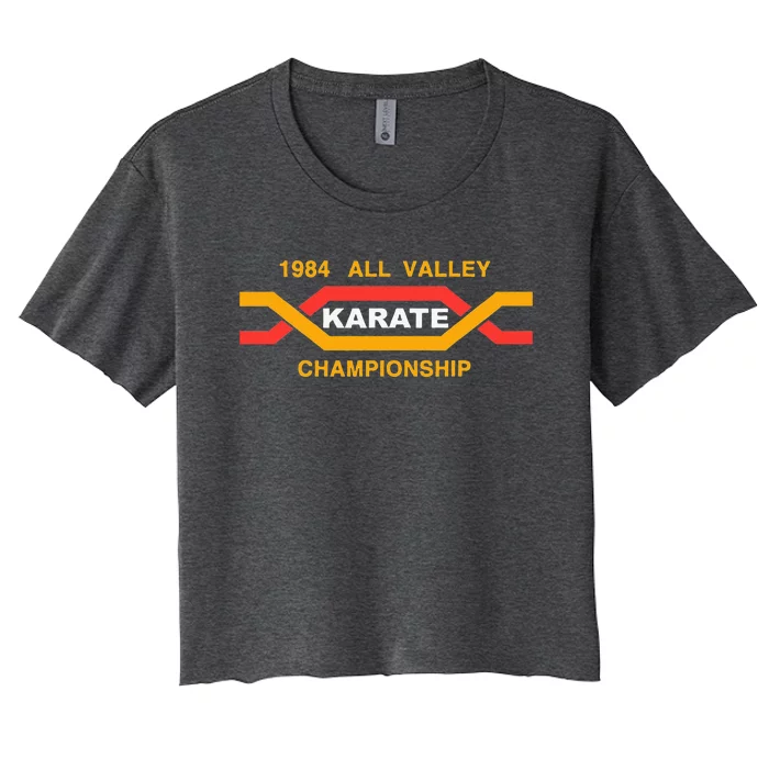 1984 All Valley Karate Championships Women's Crop Top Tee