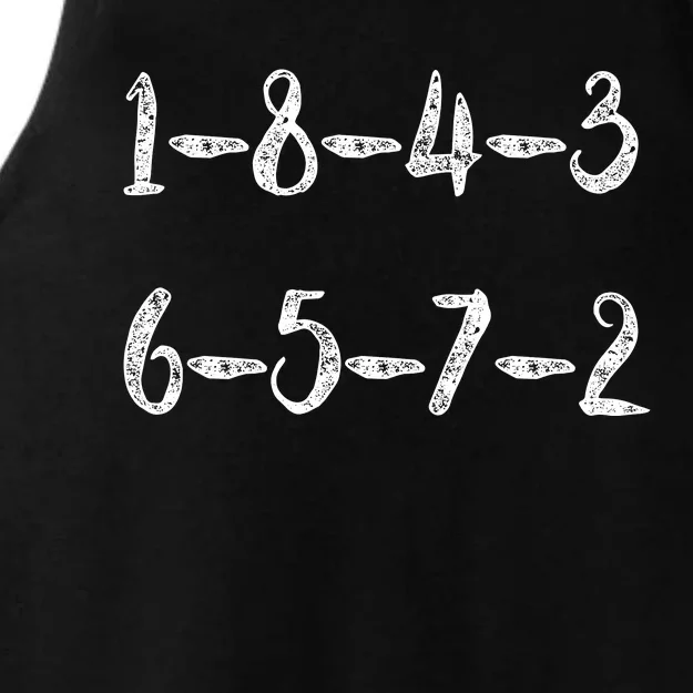 18436572 AWESOME V8 FIRING ORDER CAR ENTHUSIAST Ladies Tri-Blend Wicking Tank