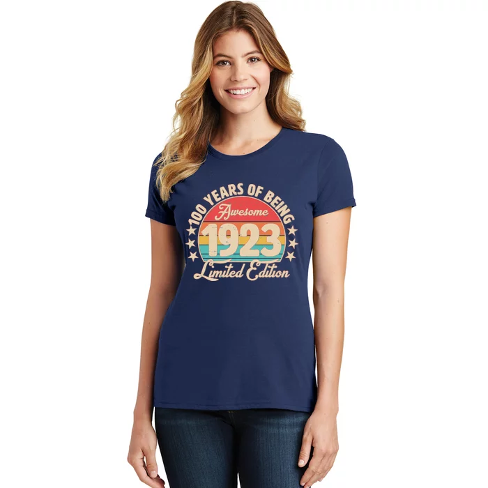 1923 Birthday 100 Years Of Of Being Awesome Limited Edition Women's T-Shirt