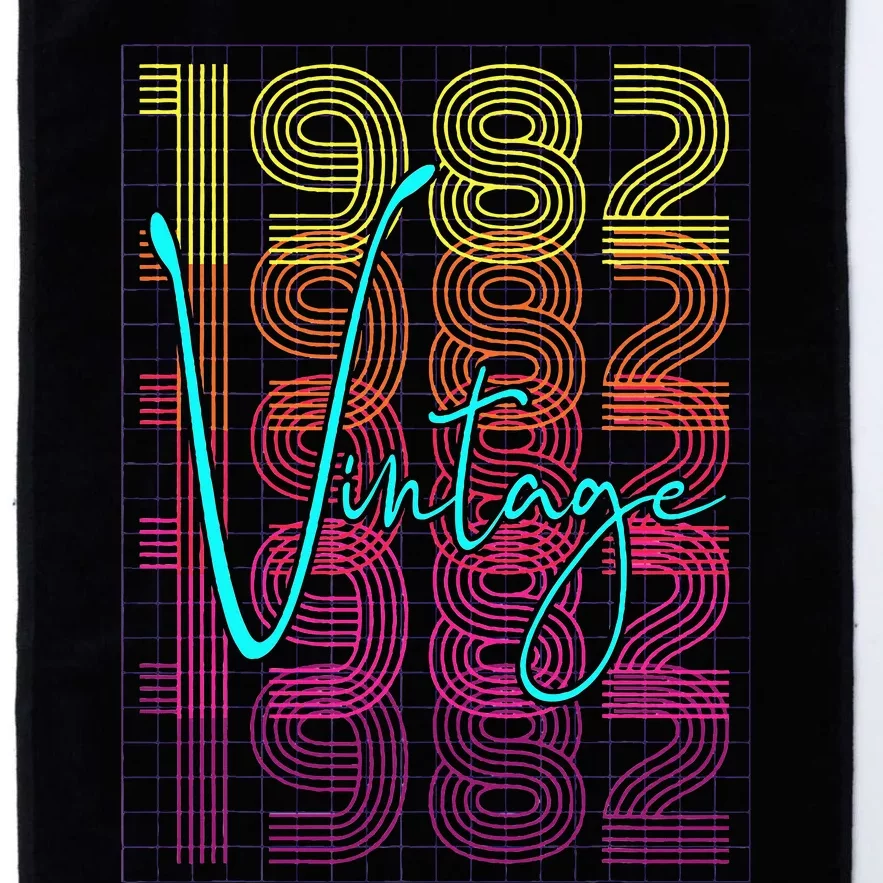 1982 Birthday Platinum Collection Golf Towel