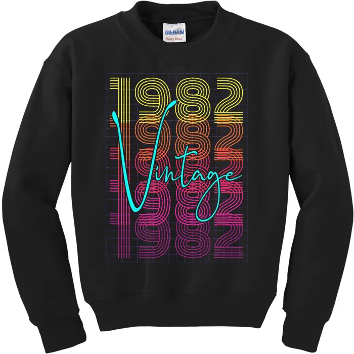 1982 Birthday Kids Sweatshirt