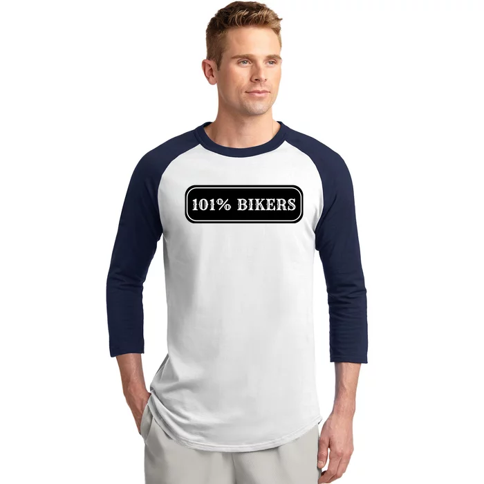 101% Bikers Baseball Sleeve Shirt