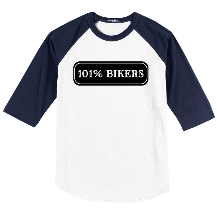 101% Bikers Baseball Sleeve Shirt