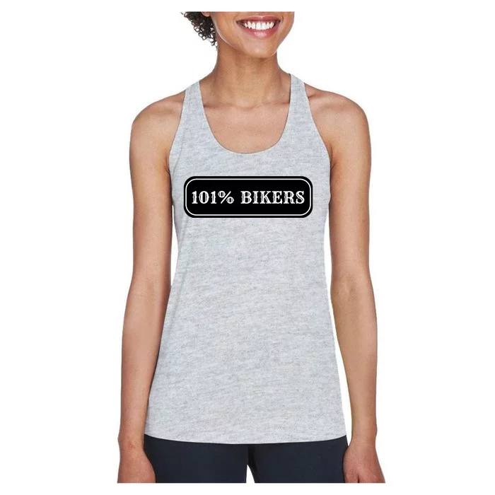 101% Bikers Women's Racerback Tank