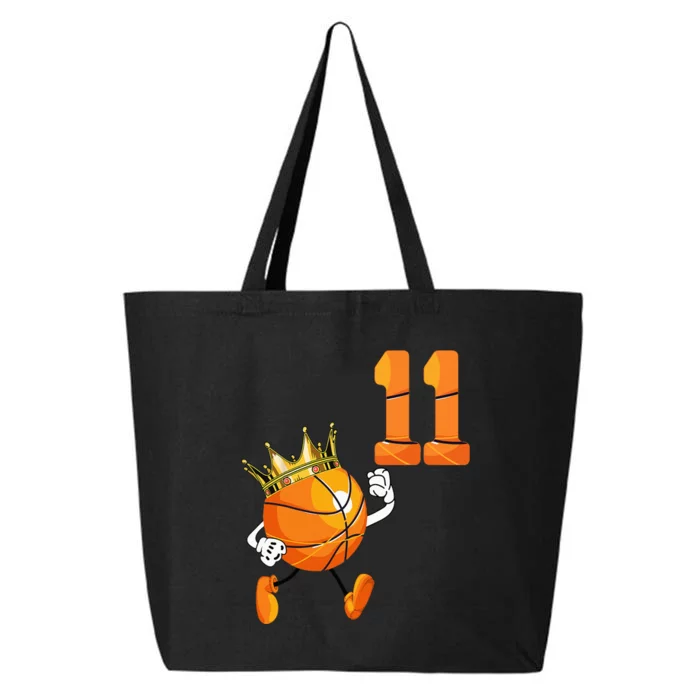 11th Birthday 11 Years Old Basketball Lover Theme Party 25L Jumbo Tote