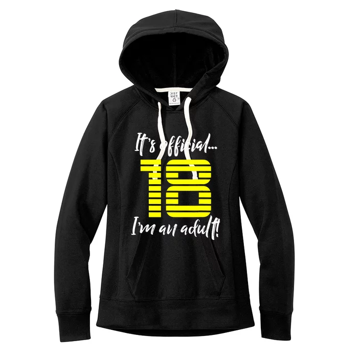 18th Birthday Women's Fleece Hoodie