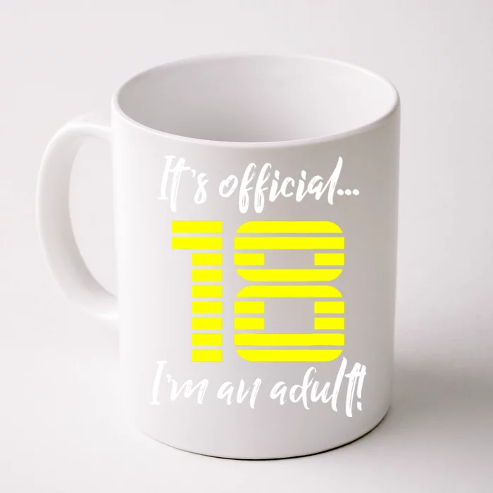 18th Birthday Front & Back Coffee Mug