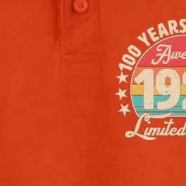 1924 Birthday 100 Years Of Being Awesome Limited Edition Dry Zone Grid Performance Polo