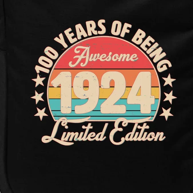 1924 Birthday 100 Years Of Being Awesome Limited Edition Impact Tech Backpack