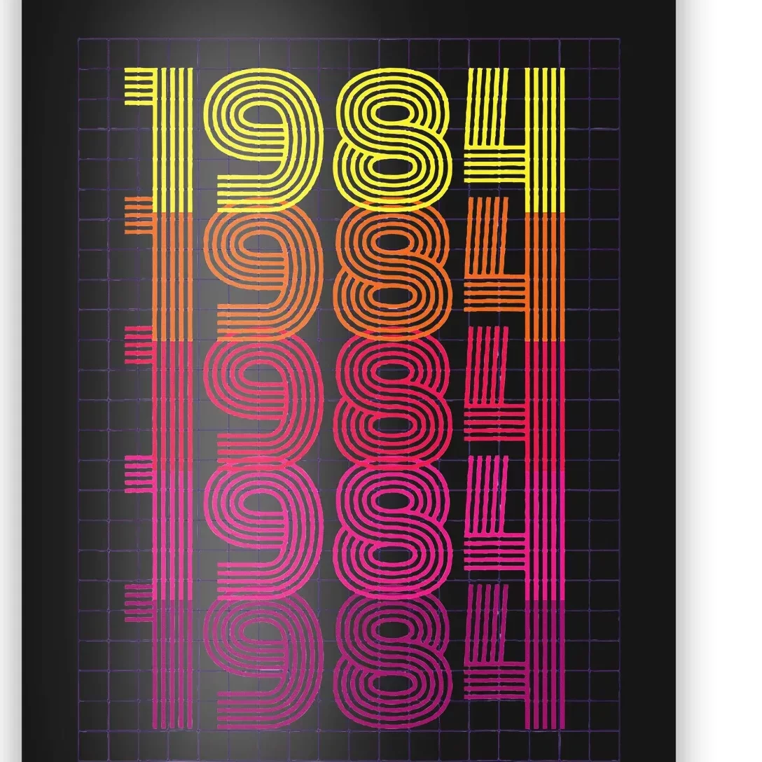 1984 Birthday Poster