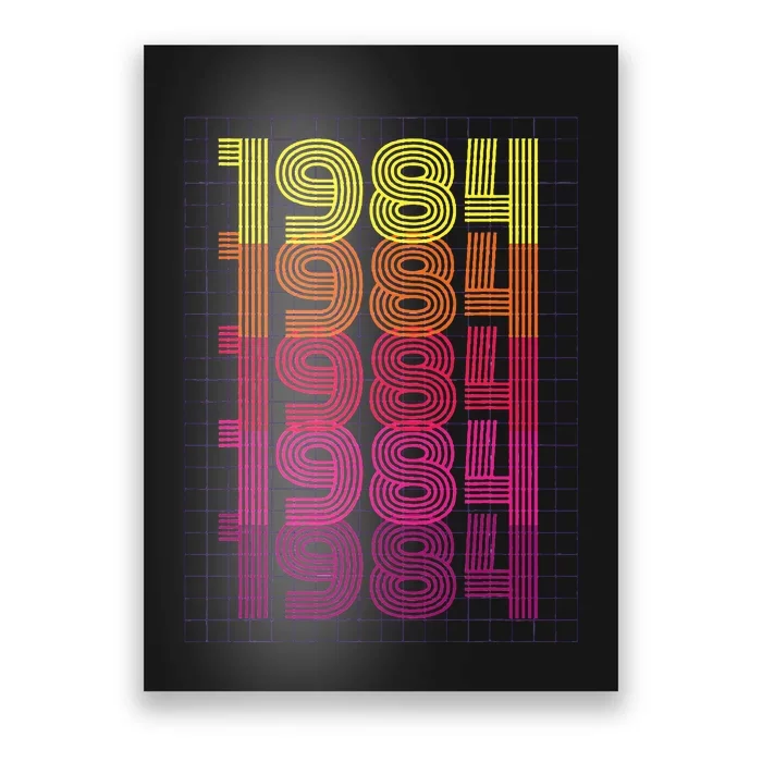 1984 Birthday Poster