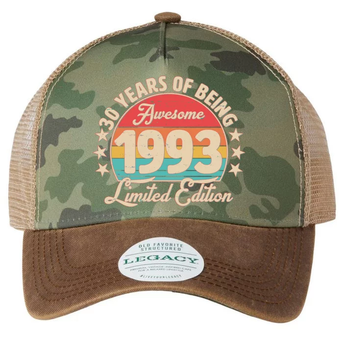 1993 Birthday 30 Years Of Being Awesome Limited Edition Legacy Tie Dye Trucker Hat