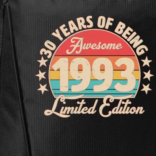 1993 Birthday 30 Years Of Being Awesome Limited Edition City Backpack