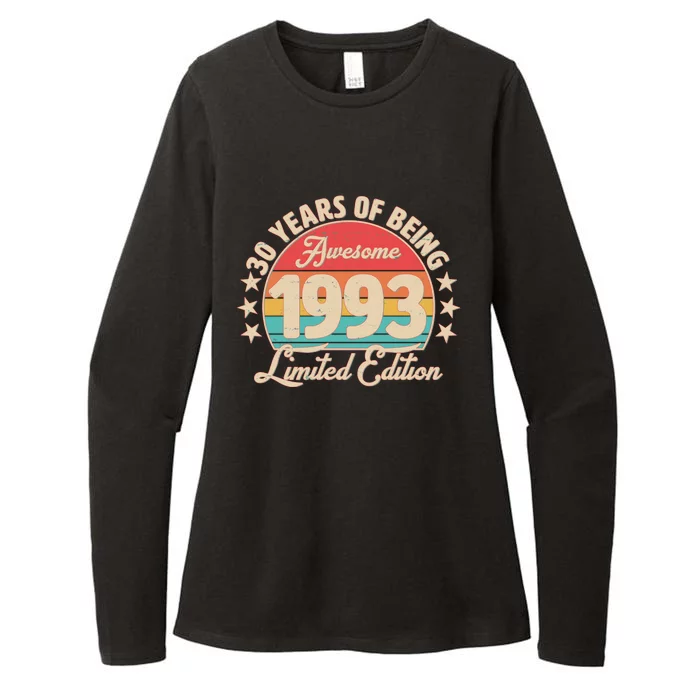 1993 Birthday 30 Years Of Being Awesome Limited Edition Womens CVC Long Sleeve Shirt