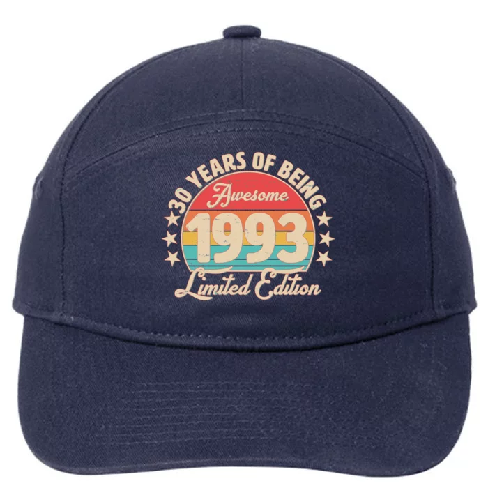 1993 Birthday 30 Years Of Being Awesome Limited Edition 7-Panel Snapback Hat