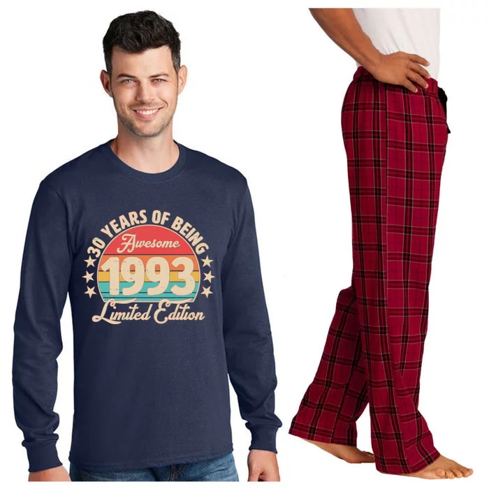 1993 Birthday 30 Years Of Being Awesome Limited Edition Long Sleeve Pajama Set