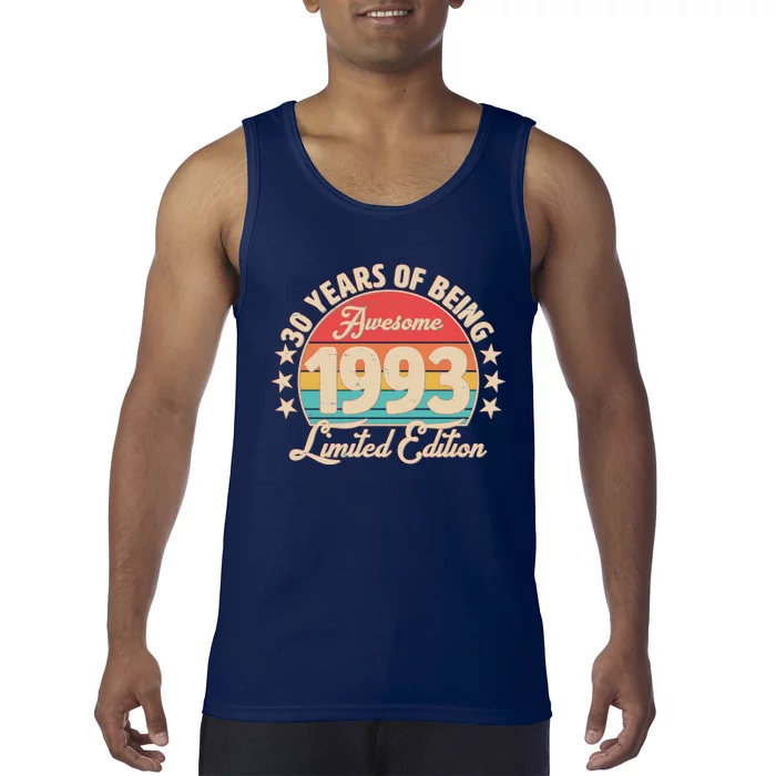 1993 Birthday 30 Years Of Being Awesome Limited Edition Tank Top