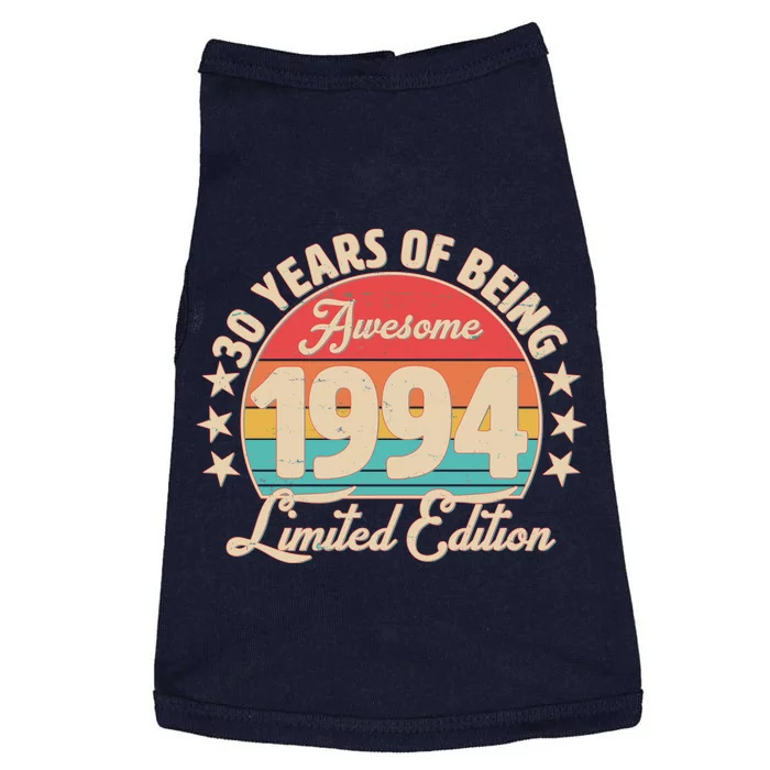 1994 Birthday 30 Years Of Being Awesome Limited Edition Doggie Tank