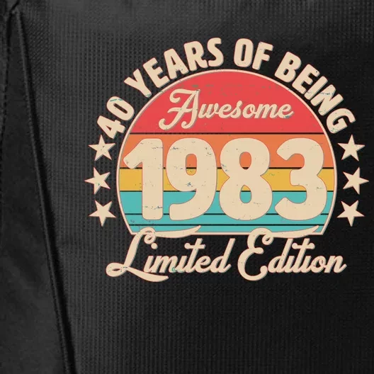 1983 Birthday 40 Years Of Being Awesome Limited Edition City Backpack