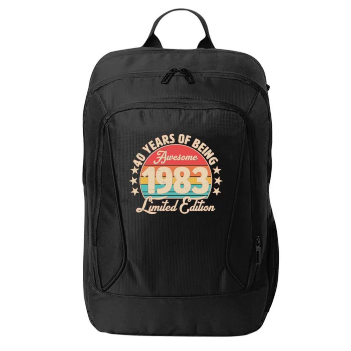 1983 Birthday 40 Years Of Being Awesome Limited Edition City Backpack