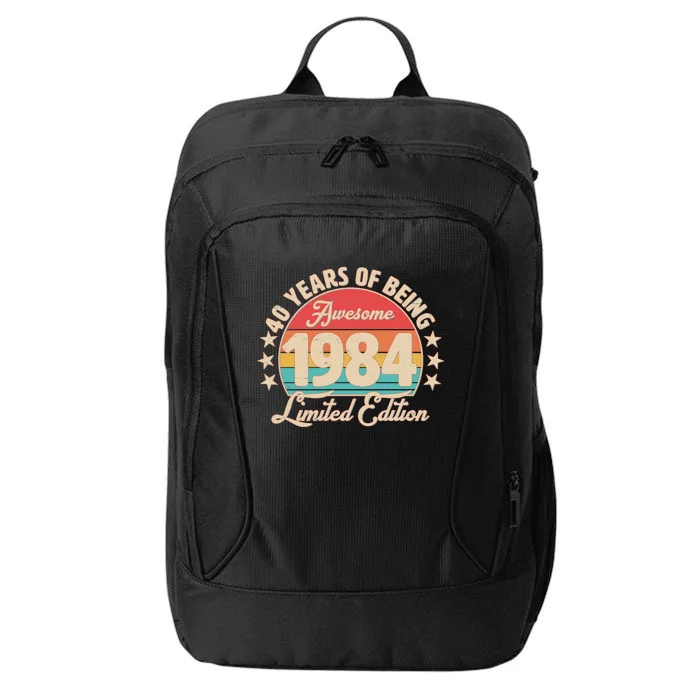 1984 Birthday 40 Years Of Being Awesome Limited Edition City Backpack