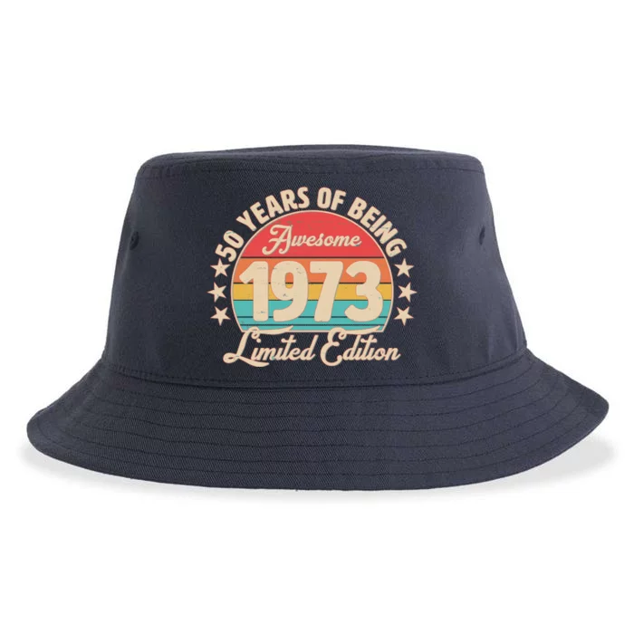 1973 Birthday 50 Years Of Of Being Awesome Limited Edition Sustainable Bucket Hat