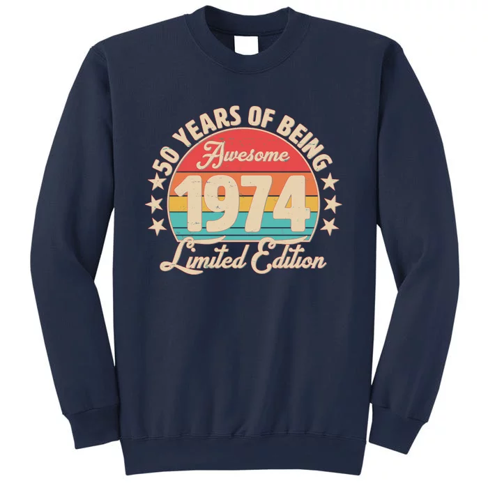 1974 Birthday 50 Years Of Being Awesome Limited Edition Sweatshirt