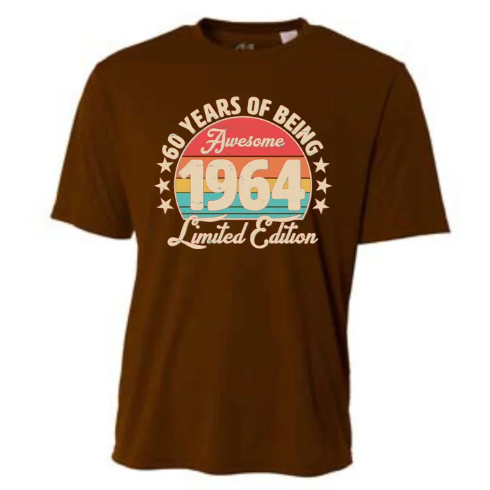 1964 Birthday 60 Years Of Being Awesome Limited Edition Cooling Performance Crew T-Shirt