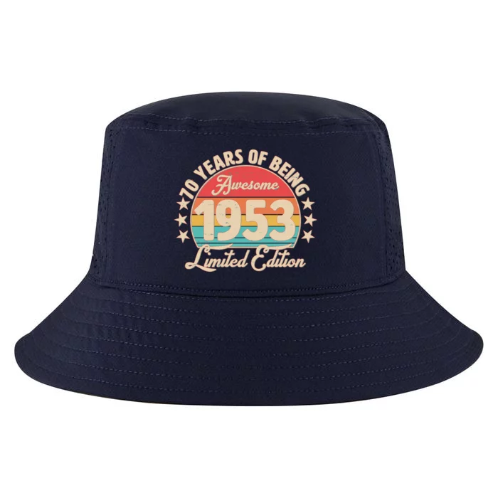 1953 Birthday 70 Years Of Of Being Awesome Limited Edition Cool Comfort Performance Bucket Hat