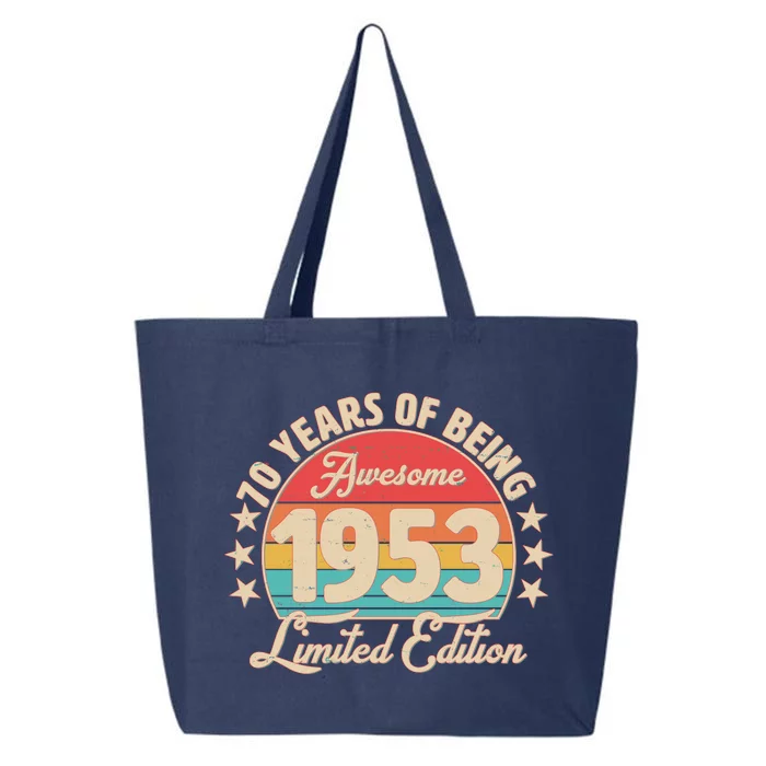 1953 Birthday 70 Years Of Of Being Awesome Limited Edition 25L Jumbo Tote