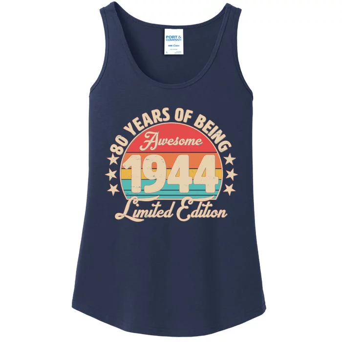 1944 Birthday 80 Years Of Being Awesome Limited Edition Ladies Essential Tank