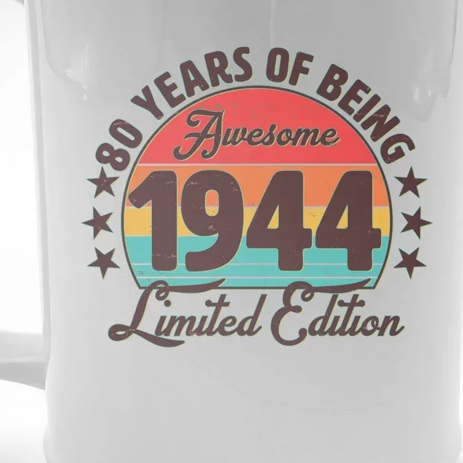 1944 Birthday 80 Years Of Being Awesome Limited Edition Front & Back Beer Stein