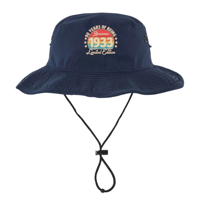 1933 Birthday 90 Years Of Of Being Awesome Limited Edition Legacy Cool Fit Booney Bucket Hat