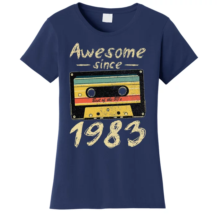 1983 Birthday Awesome Since 1983 Women Born In 1983 Women's T-Shirt