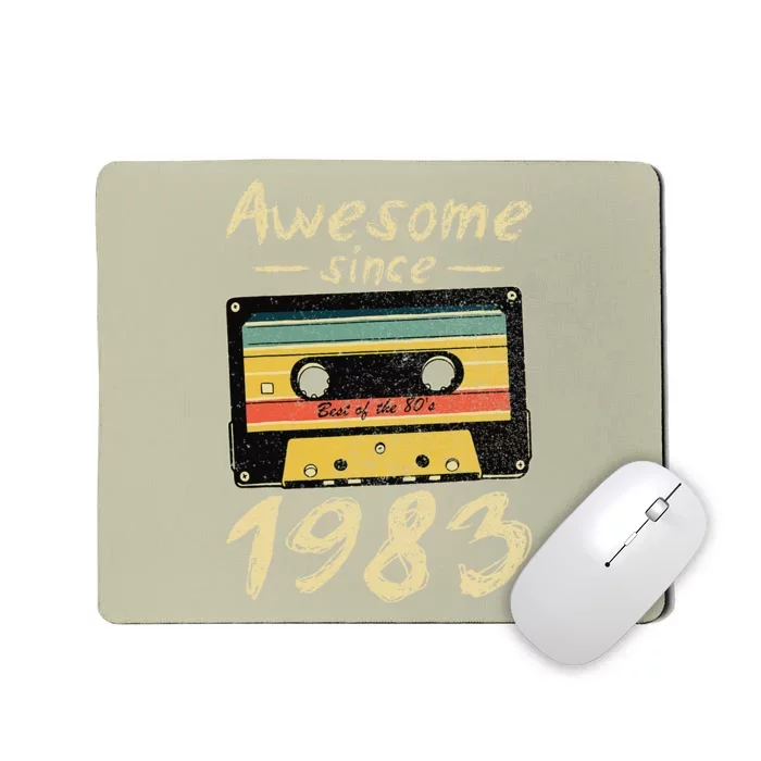 1983 Birthday Awesome Since 1983 Women Born In 1983 Mousepad