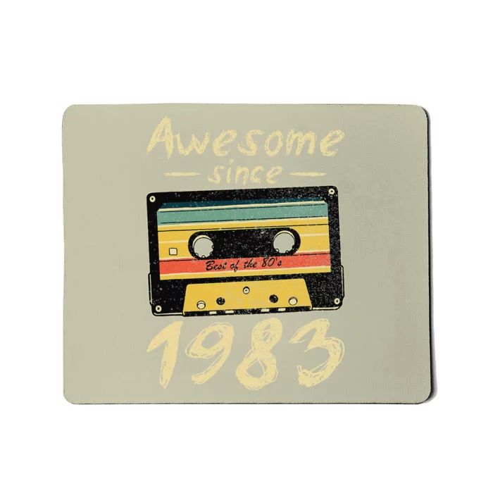 1983 Birthday Awesome Since 1983 Women Born In 1983 Mousepad