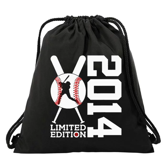 10th Birthday Baseball Limited Edition 2014 Drawstring Bag