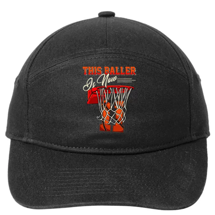 11th Birthday Boy Basketball 11 Years Old 7-Panel Snapback Hat