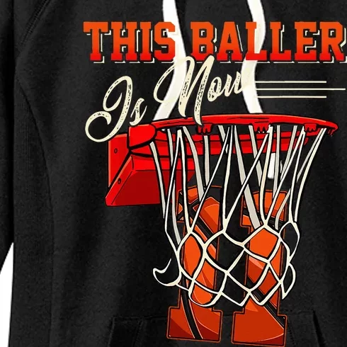 11th Birthday Boy Basketball 11 Years Old Women's Fleece Hoodie