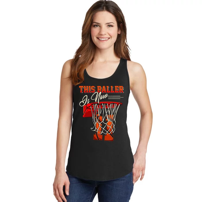 11th Birthday Boy Basketball 11 Years Old Ladies Essential Tank