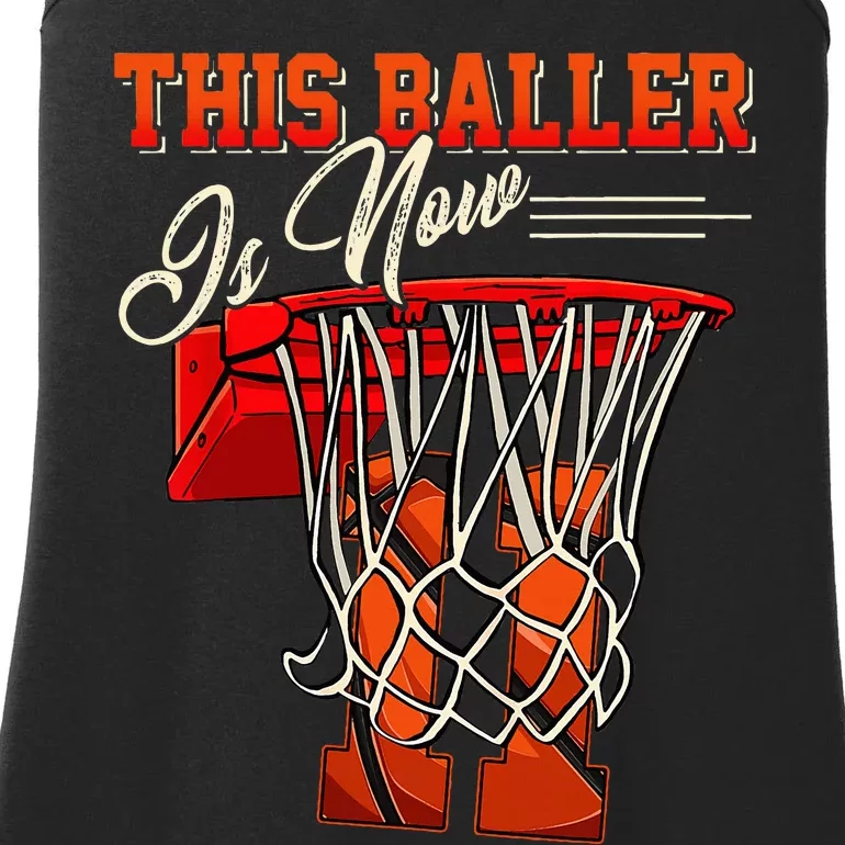 11th Birthday Boy Basketball 11 Years Old Ladies Essential Tank