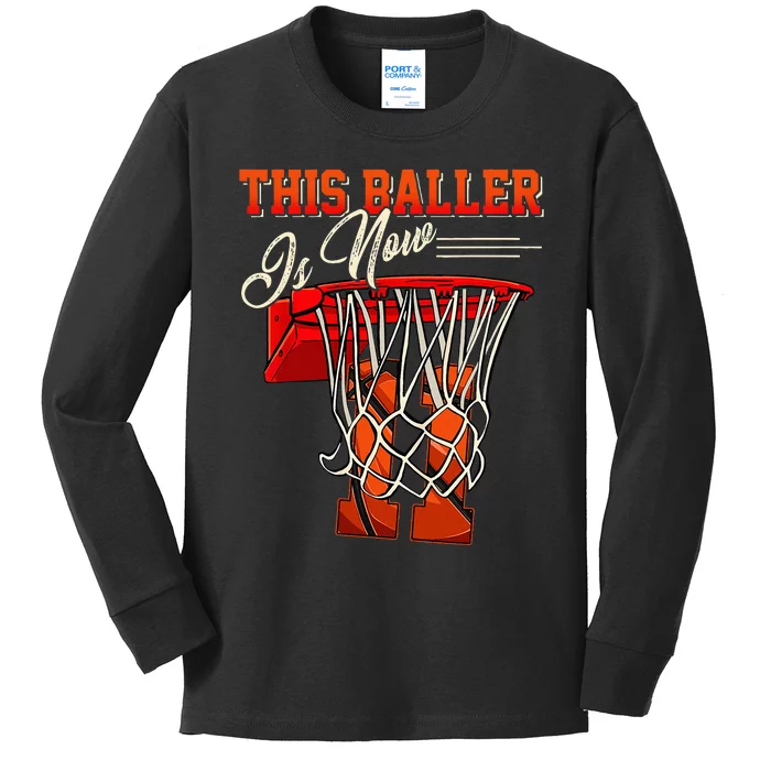 11th Birthday Boy Basketball 11 Years Old Kids Long Sleeve Shirt