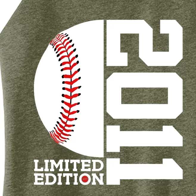 12th Birthday Baseball Limited Edition 2011 Women’s Perfect Tri Rocker Tank