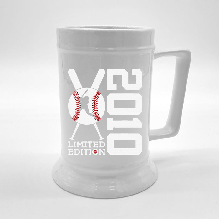 13th Birthday Baseball Limited Edition 2010 Gift Front & Back Beer Stein