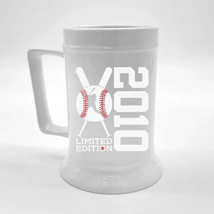 13th Birthday Baseball Limited Edition 2010 Gift Front & Back Beer Stein