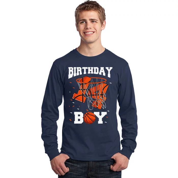 14th Birthday Basketball 14 Year Old Tall Long Sleeve T-Shirt