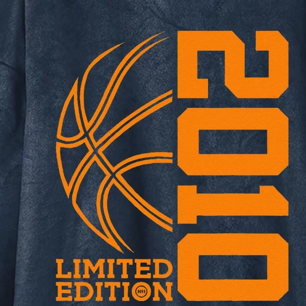 14th Birthday Basketball Limited Edition 2010 Hooded Wearable Blanket